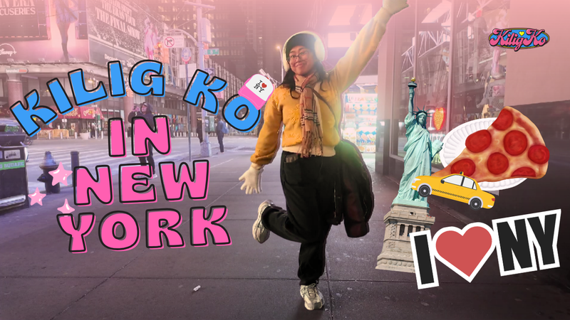Kilig Ko Youtube Video Thumbnail for NYC Vlog