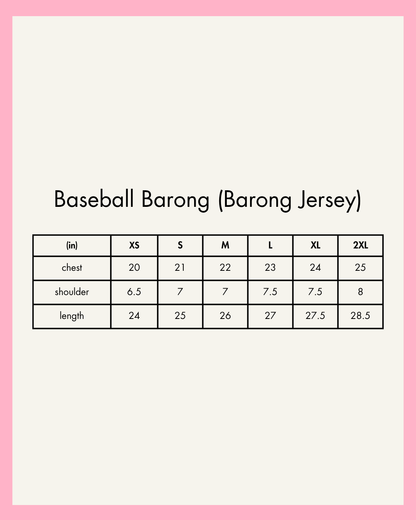 Baseball Barong (GENERAL ACCESS) - Kilig Ko